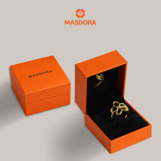 MASDORA 916 Gold Ring Rings Cincin Emas ~ HG Sweet Daisy (EMAS 916/22K)