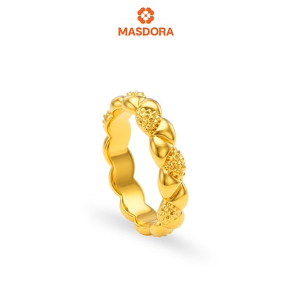 MASDORA 916 Gold Ring Rings Cincin Emas ~ HG Golden Luxe Twist (EMAS 916/22K)