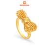 MASDORA 916 Gold Ring Rings Cincin Emas ~ HG Golden Frayed Ribbon (EMAS 916/22K)