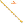 MASDORA 916 Gold Bracelet Rantai Tangan Emas ~ Lipan Kait Fluffy Love 6mm (EMAS 916/22K)