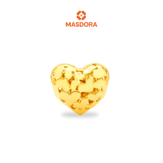 MASDORA 916 Gold Beads Bead Emas ~ Lots of Loves (EMAS 916/22K)