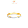 MASDORA 916 Gold Ring Rings Cincin Emas ~ Duotone Dotted Cutting Band (EMAS 916/22K)