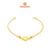 MASDORA 916 Gold Bracelet Rantai Tangan Emas ~ Curb Chain Clover (EMAS 916/22K)