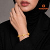 MASDORA 916 Gold Bracelet Rantai Tangan Emas ~ Mini Solid Butterfly (5B) (EMAS 916/22K)