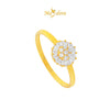 MASDORA 916 Gold Ring Rings Cincin Emas ~ Simple Sunflower (EMAS 916/22K)
