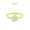 MASDORA 916 Gold Ring Rings Cincin Emas ~ Simple Sunflower (EMAS 916/22K)