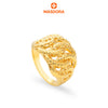 MASDORA 916 Gold Ring Rings Cincin Emas ~ HG Golden Wide Centipede (EMAS 916/22K)