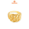 MASDORA 916 Gold Ring Rings Cincin Emas ~ HG Golden Wide Centipede (EMAS 916/22K)