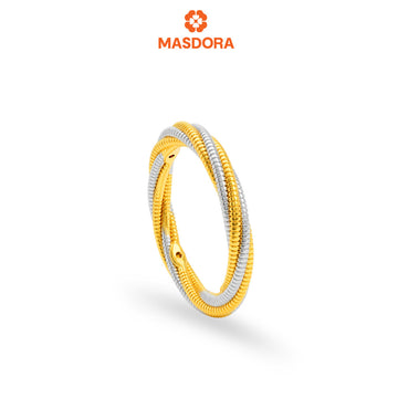 MASDORA 916 Gold Ring Rings Cincin Emas ~ HG Duotone Thickened Cavo (EMAS 916/22K)