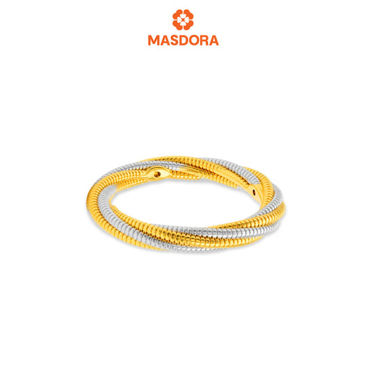 MASDORA 916 Gold Ring Rings Cincin Emas ~ HG Duotone Thickened Cavo (EMAS 916/22K)