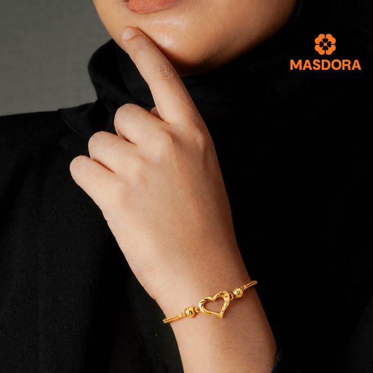 MASDORA 916 Gold Bracelet Rantai Tangan Emas ~ Masdora Signature Sincero Cutting (EMAS 916/22K)