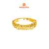 MASDORA 916 Gold Ring Rings Cincin Emas ~ HG Golden Javanese Carved (EMAS 916/22K)