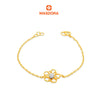 MASDORA 916 Gold Bracelet Rantai Tangan Emas ~ Duotone Double Stylish Daisy (EMAS 916/22K)