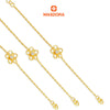 MASDORA 916 Gold Bracelet Rantai Tangan Emas ~ Duotone Double Stylish Daisy (EMAS 916/22K)