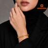 MASDORA 916 Gold Bracelet Rantai Tangan Emas ~ Golden Gorgeous Anchor (EMAS 916/22K)