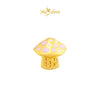 MASDORA 916 Gold Beads Bead Emas ~ HG Pink & White Mushroom (EMAS 916/22K)