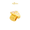 MASDORA 916 Gold Beads Bead Emas ~ HG Pink & White Mushroom (EMAS 916/22K)