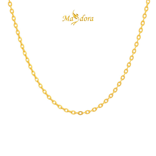 MASDORA 916 Gold Necklace Rantai Leher Emas ~ Sauh Solid (EMAS 916/22K)