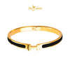 MASDORA 916 Gold Bangle Gelang Tangan Emas ~ Simple H Bangle (EMAS 916/22K)