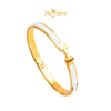 MASDORA 916 Gold Bangle Gelang Tangan Emas ~ Simple H Bangle (EMAS 916/22K)