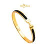 MASDORA 916 Gold Bangle Gelang Tangan Emas ~ Simple H Bangle (EMAS 916/22K)