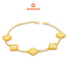 MASDORA 916 Gold Bracelet Rantai Tangan Emas ~ HG Golden Alhambra (5F) (EMAS 916/22K)