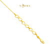 MASDORA 916 Gold Bracelet Rantai Tangan Emas ~ Golden Half Infinity Glitz (EMAS 916/22K)
