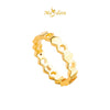 MASDORA 916 Gold Ring Rings Cincin Emas ~ HG Honeycomb Band (EMAS 916/22K)