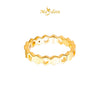 MASDORA 916 Gold Ring Rings Cincin Emas ~ HG Honeycomb Band (EMAS 916/22K)