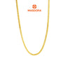 MASDORA 916 Gold Necklace Rantai Leher Emas ~ Gajah Chain (EMAS 916/22K)