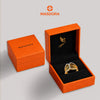 MASDORA 916 Gold Ring Rings Cincin Emas ~ Duotone Buckle Wavy (EMAS 916/22K)