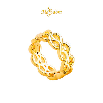 [ASSORTED DESIGNS] MASDORA 916 Gold Ring Rings Cincin Emas ~ Ripple Wave Collection (EMAS 916/22K)