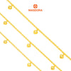 MASDORA 916 Gold Bracelet Rantai Tangan Emas ~ Mini Shining Sauh (3L) (EMAS 916/22K)