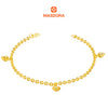 MASDORA 916 Gold Bracelet Rantai Tangan Emas ~ Mini Shining Sauh (3L) (EMAS 916/22K)