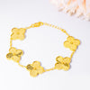MASDORA 916 Gold Bracelet Rantai Tangan Emas ~ Clover Full Gold - (EMAS 916/22K)