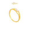 MASDORA 916 Gold Ring Rings Cincin Emas ~ Duotone Wavy Butterfly (EMAS 916/22K)