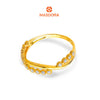 MASDORA 916 Gold Ring Rings Cincin Emas ~ Sparkling Flowers Romance (EMAS 916/22K)