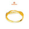 MASDORA 916 Gold Ring Rings Cincin Emas ~ Sparkling Flowers Romance (EMAS 916/22K)