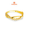 MASDORA 916 Gold Ring Rings Cincin Emas ~ Sparkling Flowers Romance (EMAS 916/22K)