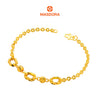MASDORA 916 Gold Bracelet Rantai Tangan Emas ~ Shining Sauh Triple Oval (EMAS 916/22K)