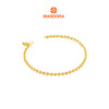 MASDORA 916 Gold Bracelet Rantai Tangan Emas ~ Mini Shining Sauh Fluffy Love (EMAS 916/22K)