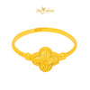MASDORA 916 Gold Ring Rings Cincin Emas ~ Minimalist Clover Rope (EMAS 916/22K)