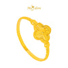 MASDORA 916 Gold Ring Rings Cincin Emas ~ Minimalist Clover Rope (EMAS 916/22K)