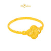 MASDORA 916 Gold Ring Rings Cincin Emas ~ Minimalist Clover Rope (EMAS 916/22K)