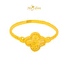 MASDORA 916 Gold Ring Rings Cincin Emas ~ Minimalist Clover Rope (EMAS 916/22K)