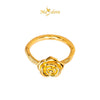 MASDORA 999 Gold Ring Rings Cincin Emas ~ Golden Tangled Rose (EMAS 999/24K)
