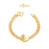 MASDORA 916 Gold Bracelet Rantai Tangan Emas ~ Crocheted Edition (EMAS 916/22K)