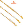 MASDORA 916 Gold Bracelet Rantai Tangan Emas ~ Duotone Tennis Shiny Cutting (EMAS 916/22K)