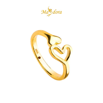 MASDORA 916 Gold Ring Rings Cincin Emas ~ HG Golden Sincero Unity (EMAS 916/22K)