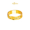 MASDORA 916 Gold Ring Rings Cincin Emas ~ Duotone Snowflakes (EMAS 916/22K)